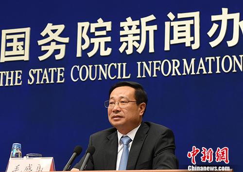 资料图：国家统计局新闻发言人毛盛勇。 <a target='_blank' href='http://www.chinanews.com/' _fcksavedurl='http://www.chinanews.com/'>中新社</a>记者 张勤 摄